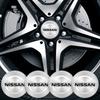 ABP3  56mm Aluminum Alloy Car Wheel Center Decal Hub Sticker For Nissan X-trail Qashqai Note Juke leaf Sentra Patrol Car Styling