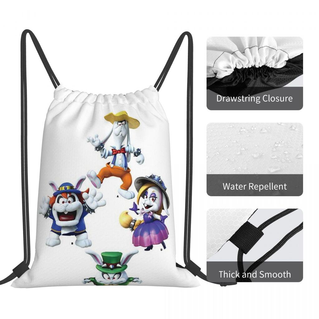 The Broodals Super Videogames Video Games Switch Backpacks Casual Drawstring Bags Sports Bag Book Bags for Man Woman Students