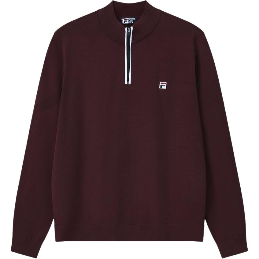 FILA Heritage Свитер с воротником-стойкой с длинным рукавом Мужской свитер F11M618410F-WI M