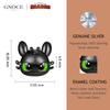 GNOCE How To Train Your Dragon Toothless Smile Charm for Women, S925 Sterling Silver Dangle Charm, Women, Wife, Valentine's Day, Mother's Day