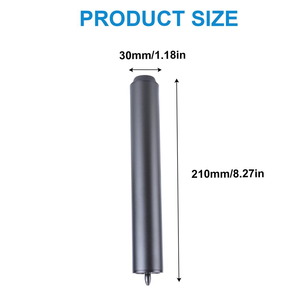 Pool Cue Extension Pool Billiard Shaft Stick for Installation Cue Snooker Lengthener Pool Cue Billiard Stick Extender