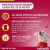 Advantix Chien Solution Antiparasitaire Grande Race 25 à 40kg 4 pipettes