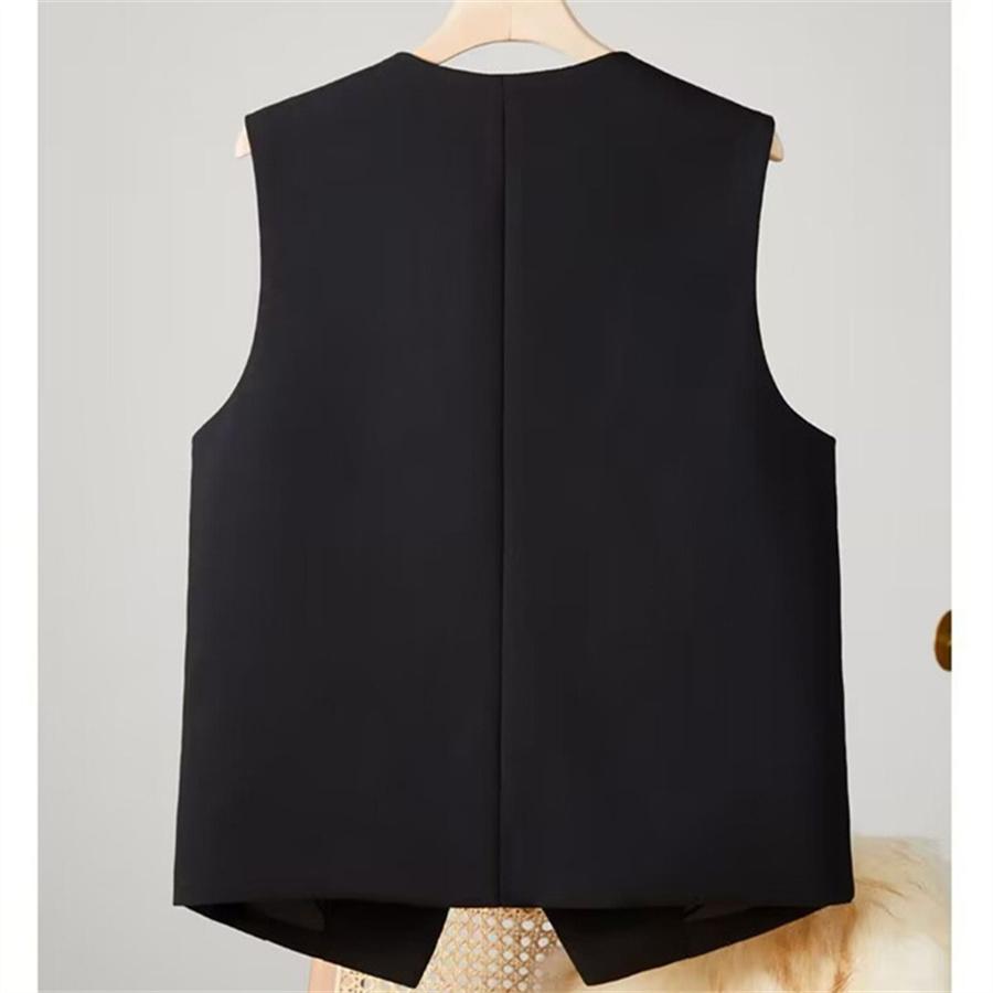 Business Weste Anzugjacke für Damen Blazer Mode Sommerjacken Koreanische Lockere Beiläufige Ärmellose Blazer Anzüge