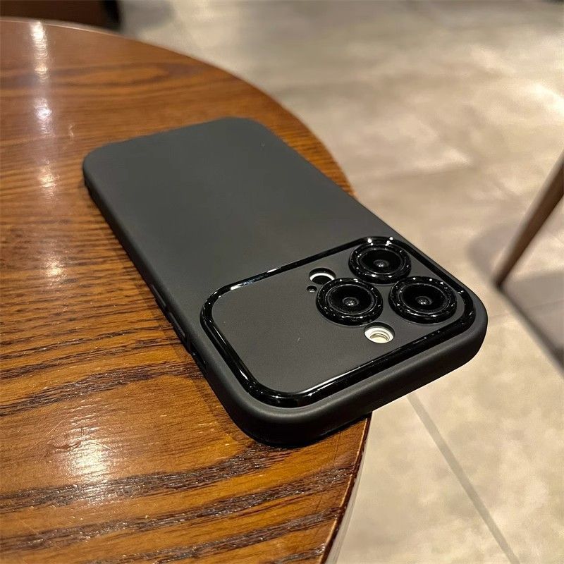 

Simple solid color window model for Apple 17 mobile phone case 16/15Promax all-inclusive 14/13/12 silicone 11 Apple 8PLUS