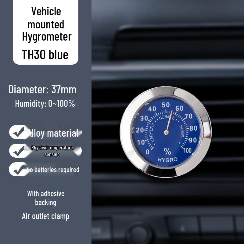 Oudashi High-Precision Mini Car Air Vent Thermometer Gauge