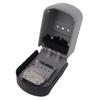 Security Case Lock Box Wall Mounted Waterproof Lockbox Aluminum Alloy Key Organizer for Home Hotel Office Silver
