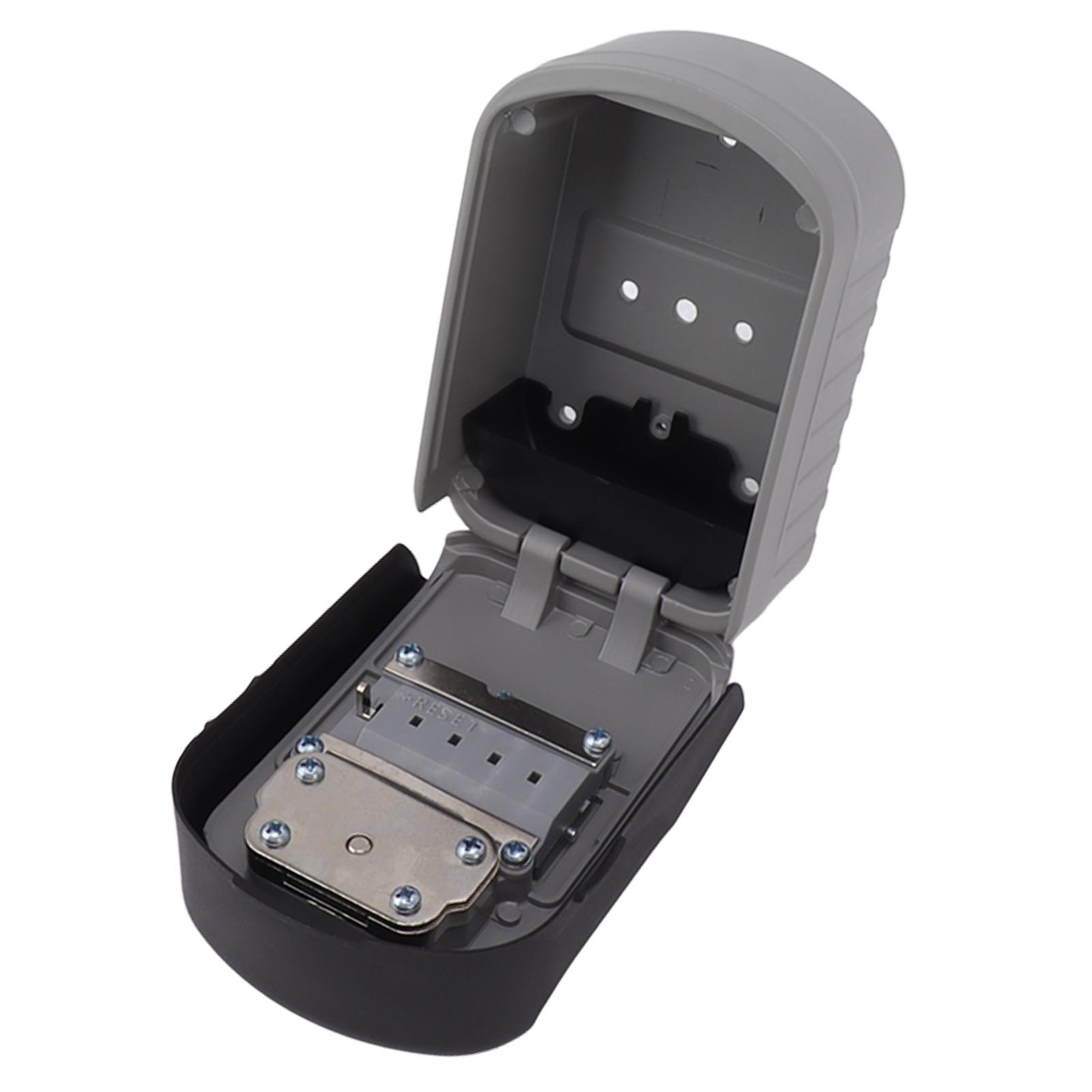 

Защитный кейс-бокс с замком, настенный, водонепроницаемый, из алюминиевого сплава, органайзер для ключей для дома, гостиницы, офиса, серебристый серебряный