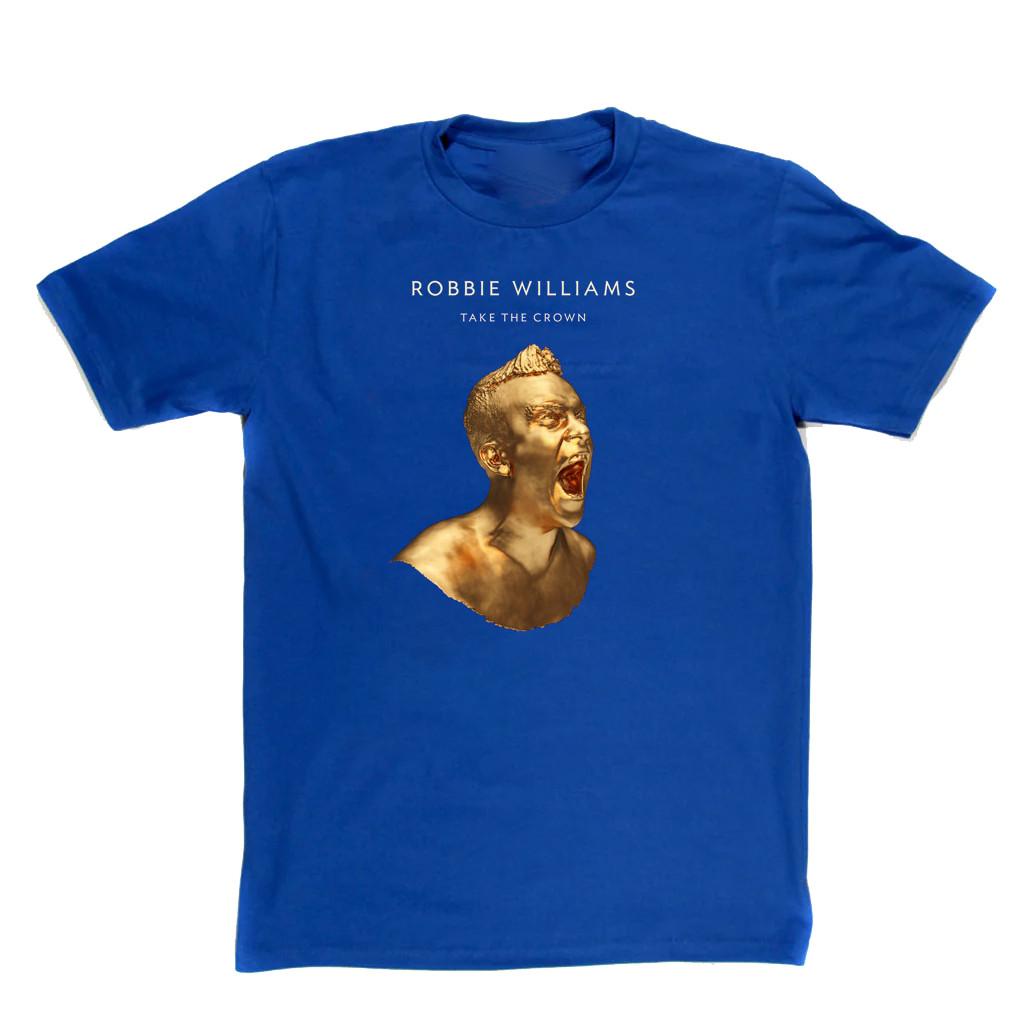 Robbie Williams – Take The Crown Album TOUR T-shirt Full Size S-5XL TU1761 XXXXL