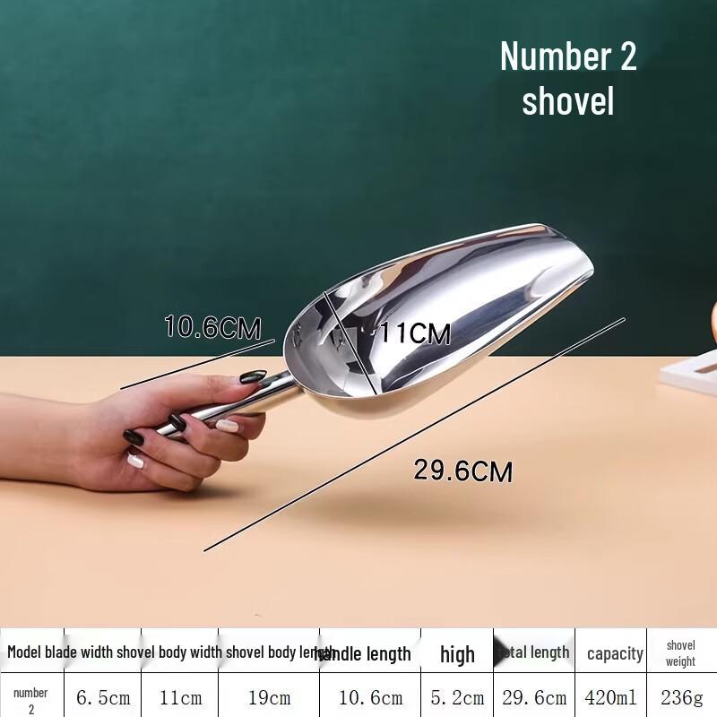 Plastic Multi-Purpose Food Scoop