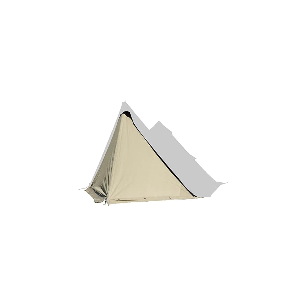 

BUNDOK BDK-75TC Solo Tipi 1 TC Front Wall, 1-Person Camping & Hiking, Khaki BD-76KA