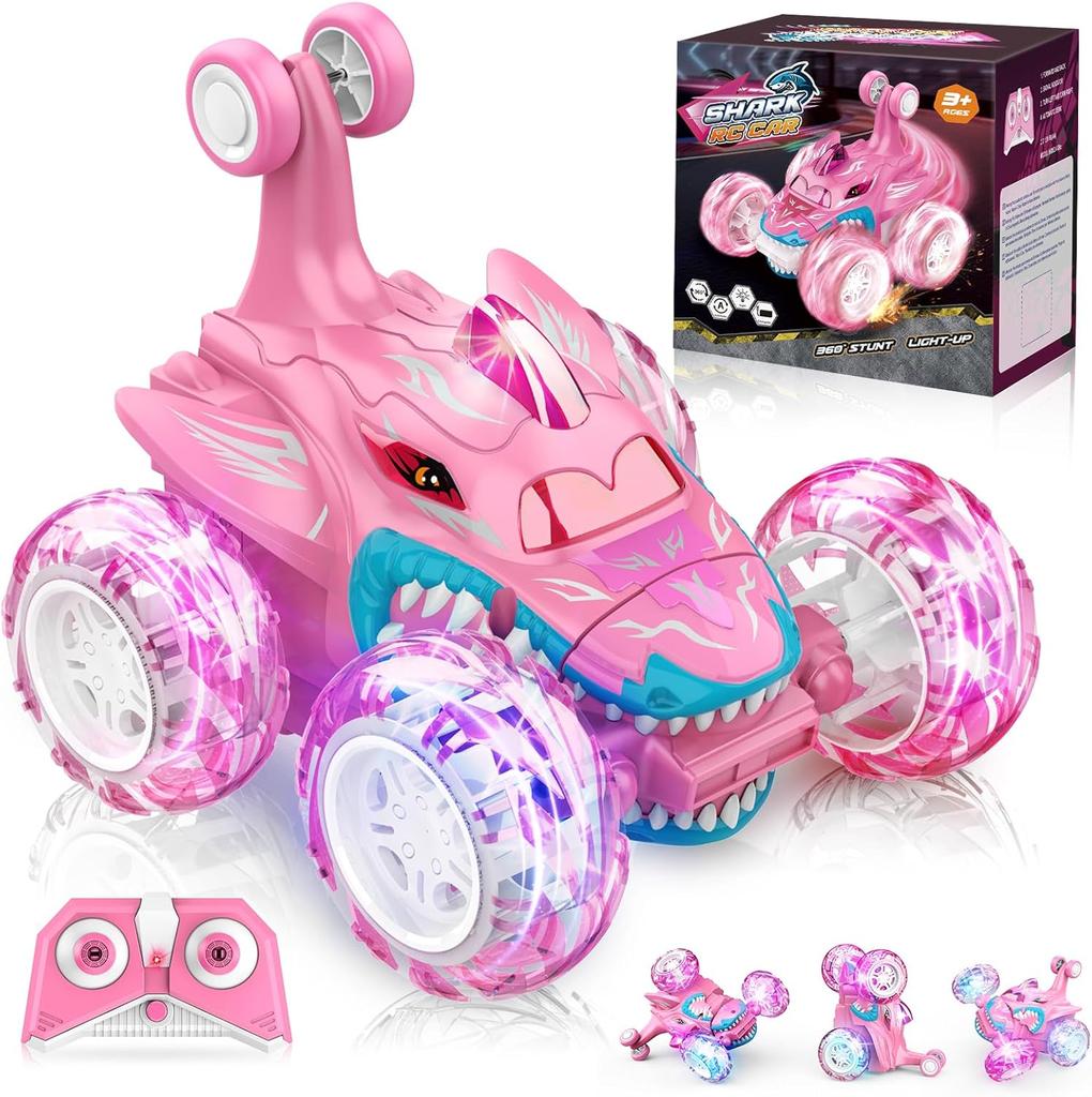 Red RC Car Spider Theme - Tumbling Action, 2.4GHz, Fun Toy