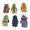 6PCS Dinosaur Toys Pull Back Cars Educational Interactive Artfully Crafted Dinosaur Car Toy Set for 