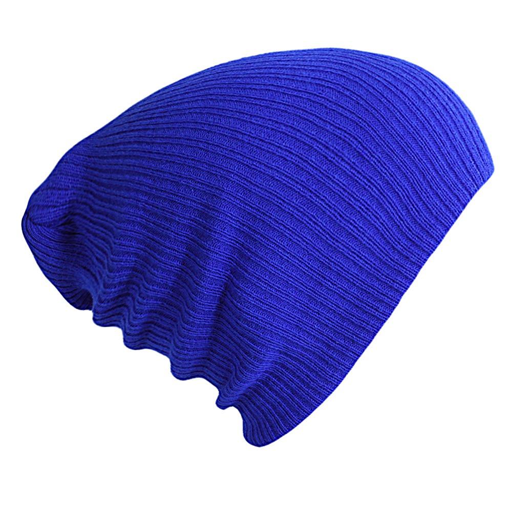Ensfargede Søte Vinterluer 28*18cm Strikket Lue Ny Kvinne Menn Beanies