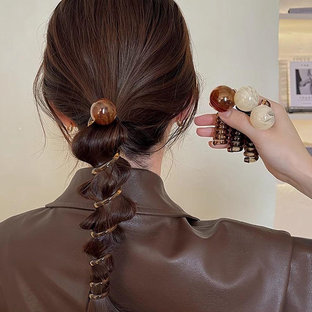 Straight Elastic Headband Simple Hair Rope New Ponytial Holder Hair Tie For Women Girls