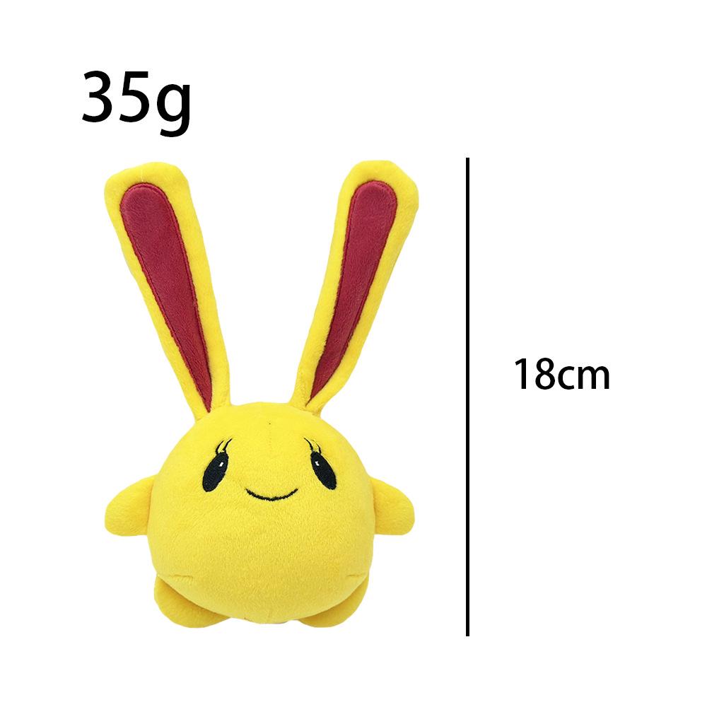 Yellow Lucky Long-Eared Bunny Rabbit Doll Toy 18cm