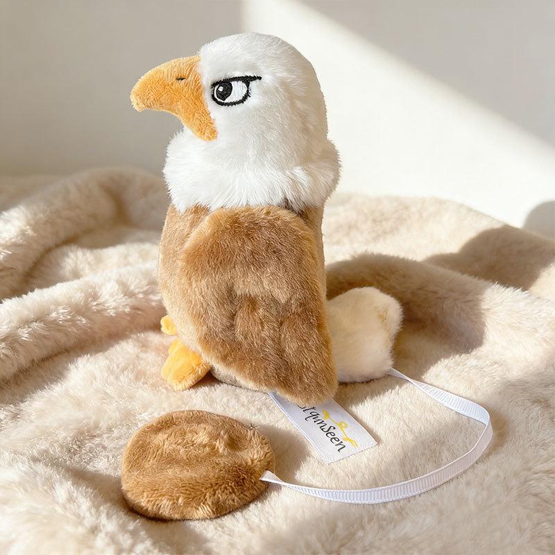 Magnetic Shoulder Plush Toy: Frog, Sloth, Squirrel, Dinosaur, Parrot
