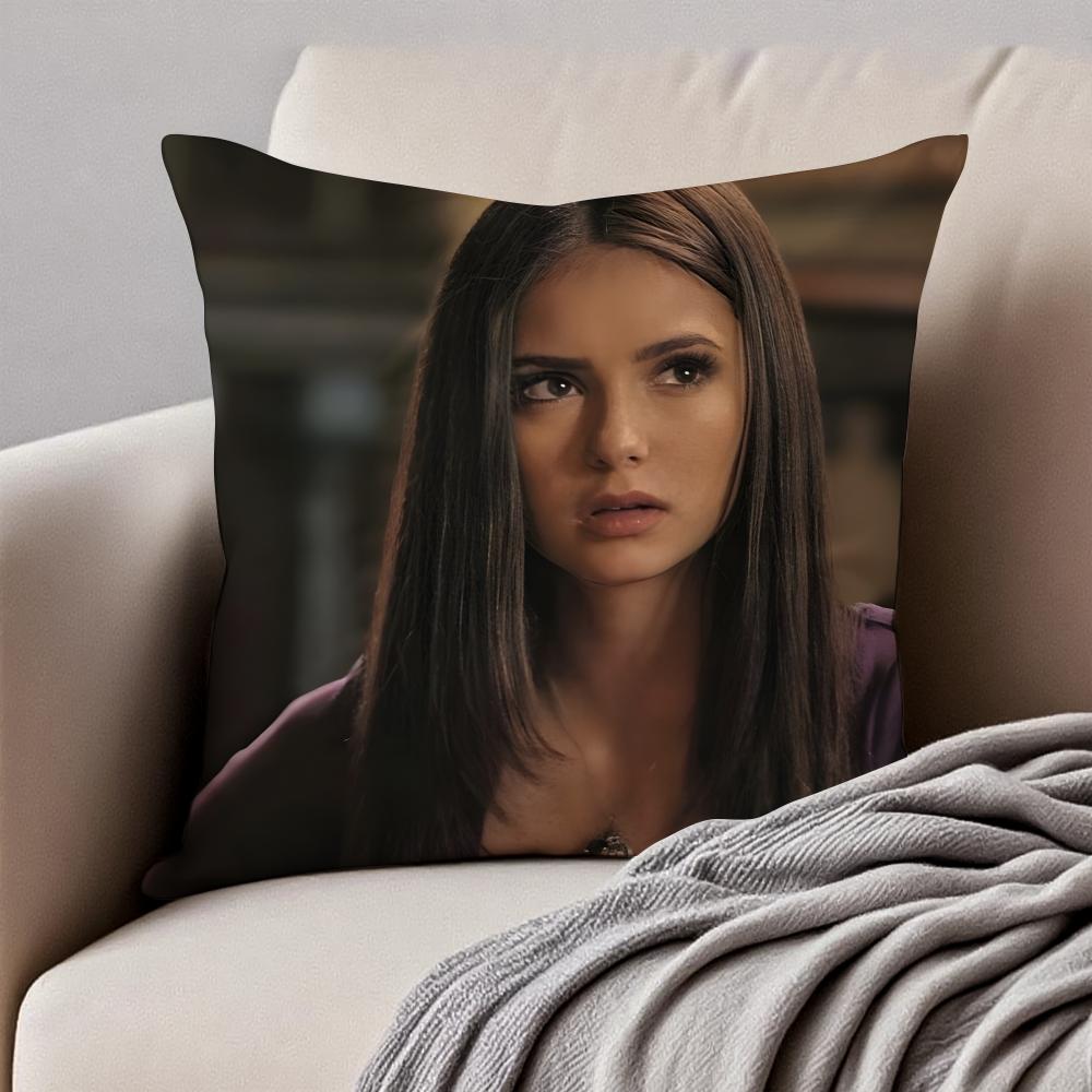 E-Elena Gilbert Vampire Diaries Kissenbezug Kissenbezug Staubmilbenabweisend Unsichtbarer Reißverschluss Kurzer Plüsch Sofakissen