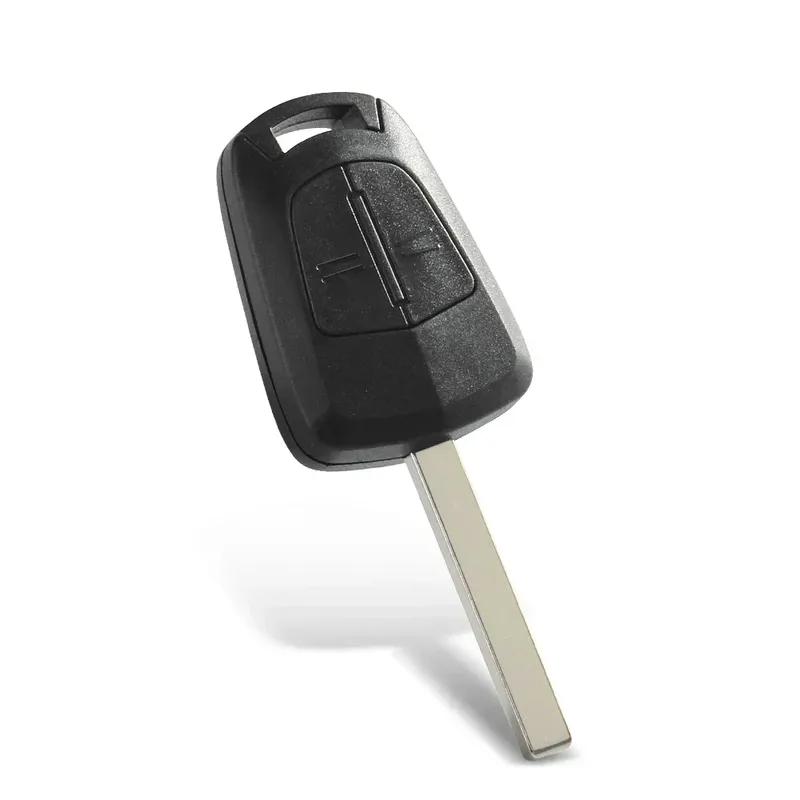 KEYYOU New For Opel Corsa Astra H Corsa D Zafira B Meriva Fob 2 Buttons Replacement Remote Car Key Shell HU100 Blade Case