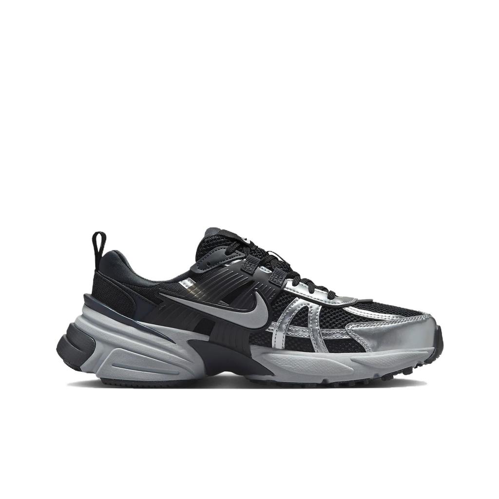 Nike V2K Run Čierna Metalická Strieborná Dámske Tenisky Antracitová Tmavosivá FD0736-005