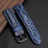 Handgefertigtes Python-Leder-Uhrenarmband 20 22 24 26MM, Kompatibel Mit Für PAM111 441 Blau Grün Grau Und Weiß Herrenarmband