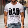 Funny Dad Birthday Shirt,Fixer of Things Shirt Men Tshirt Hip Hop Tops Summer Street T Shirt Oversize Short Sleeve New Dad Shirt