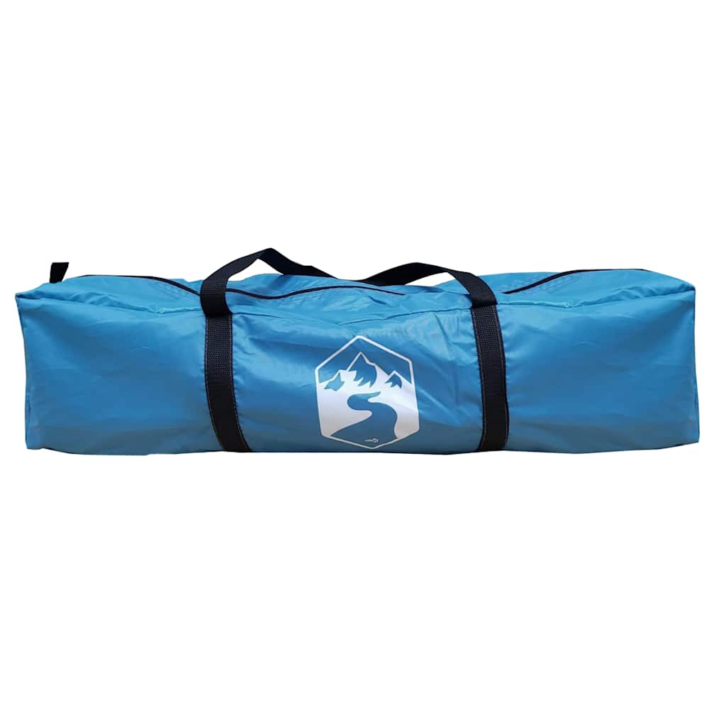 Tipi Camping Tent for 4 Persons Blue Waterproof
