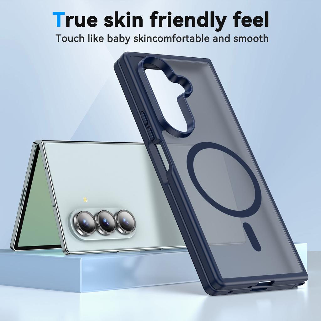 New for Samsung Z Fold 7 Mobile Phone Case Skin-sensitive Magnetic Folding Case Z Fold 6 Mobile Phone Case