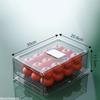 Refrigerator Drawer Storage Partition Board Storage Box Vegetable and Fruit Home Kitchen Preservation Box Transparent Sorting
