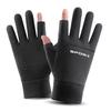 Men's Full-Finger Winter Cycling Gloves: Windproof, Waterproof, Non-Slip, Touchscreen-Compatible, Fleece-Lined for Cold Weather.