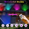 Outdoor RGB LED Flutlicht 50W 100W Mehrfarbig Fernbedienung Dimmbar IP66 Wasserdicht Speicherfunktion LED Strahler Blitz Fade