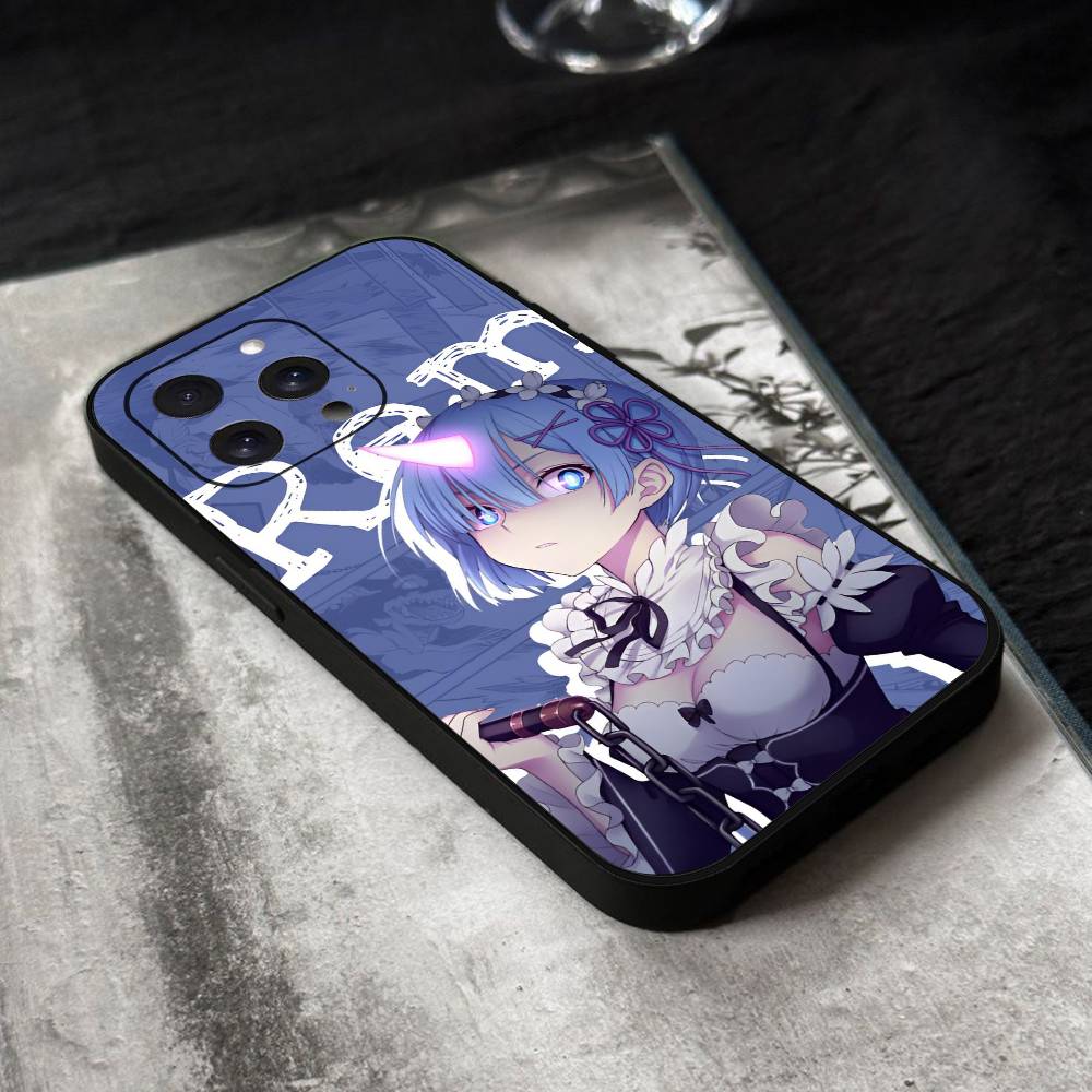 ReZero Rem Phone Case Silicone Soft For IPhone 17 Air 16 15 14 13 12 11 Plus Pro Max Plus