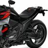 Motorcycle rear seat cover-R1300R carbon fiber pattern