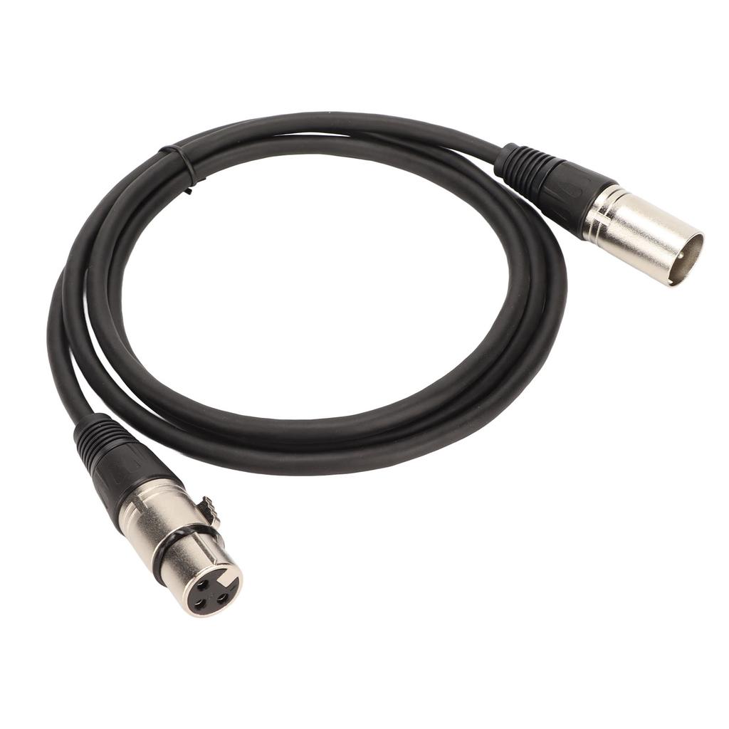 XLR Stecker auf Buchse Mikrofonkabel 1,5 Meter Plug and Play Klarer HiFi-Sound Kabel für KTV-Lautsprecher Heimkinos
