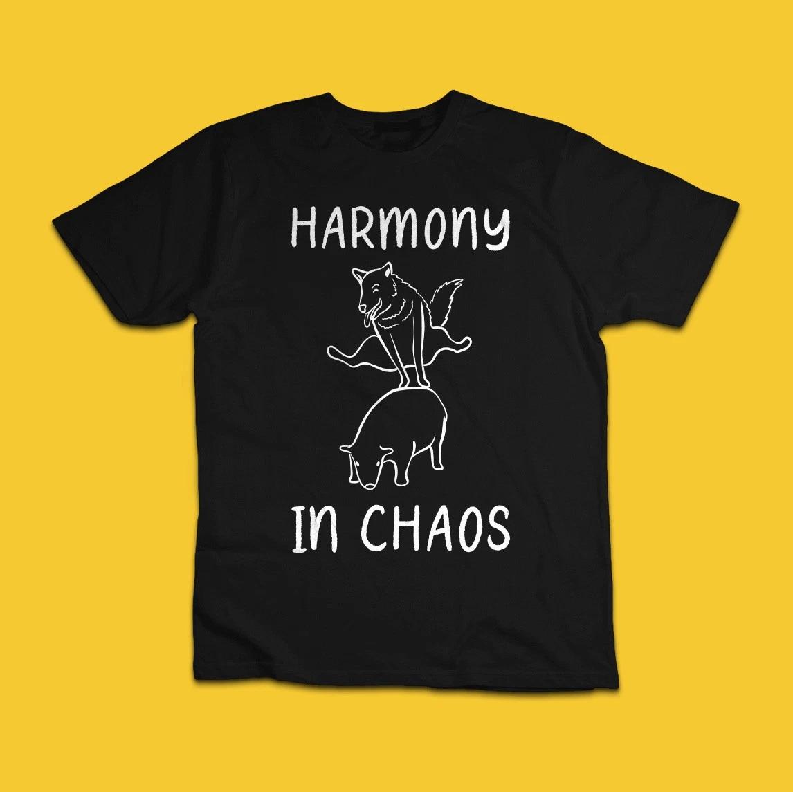 Harmony In Chaos T-Shirt – Funny Animal Balance Graphic Tee 3XL