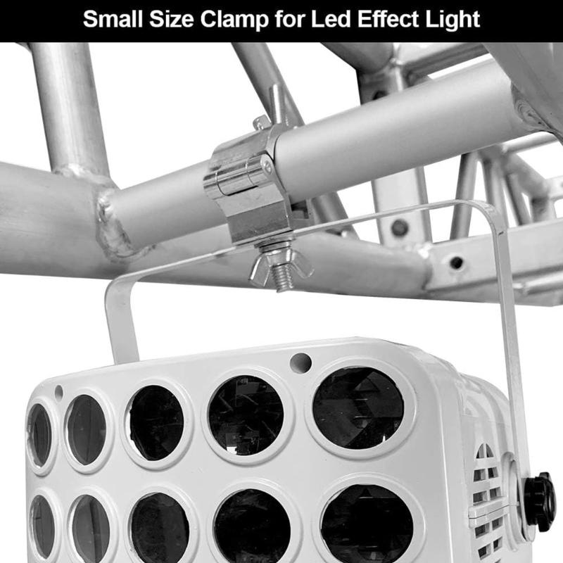 Heavy Type Light Fixture Clamp For 32mm To 35mm Pipe Secure Mounting Aluminum Magnesium Alloys