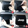 Car Styling Headrest Cover Anti-dirty Seat Pillow Pad For Jeep Grand Cherokee Wrangler JK Gladiator Compass Renegade Patriot