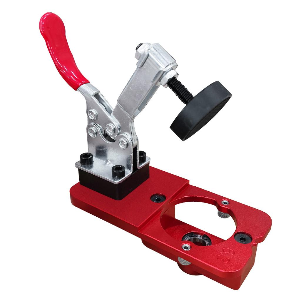 Hinge Drilling Guide Jig or Drills Accessories - 35mm Hinge Boring Jig Kit Aluminum Hinge Hole Opener Template Puncher Locator