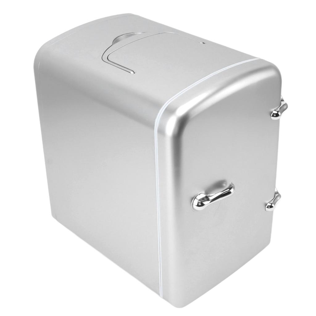 Minikjøleskap 36W 4L 6bokser Kapasitet Bærbart reisebilkjøleskap Kjøler og varmere Lav støy med