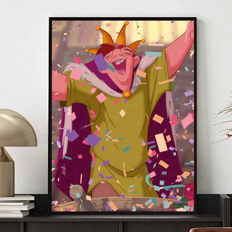 Disney Diamond Painting Complete Set The Hunchback Of Notre Dame Quasimodo Illustrations 5D Diamond Painting Cross Stitch Mosaic Home Decor
