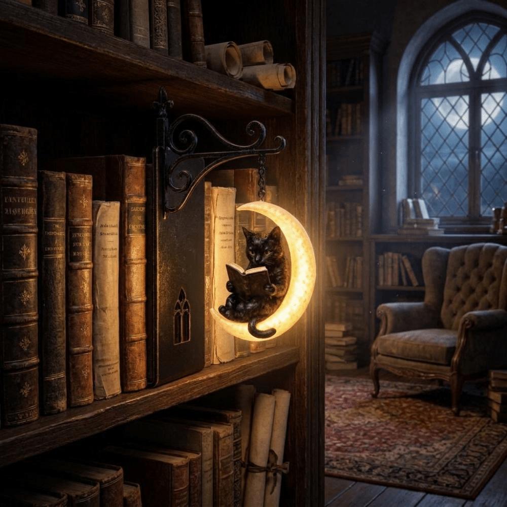 Compact Mini Size LED Bookshelf Decor Light Fine Craftsmanship Desktop Ornament Study Room