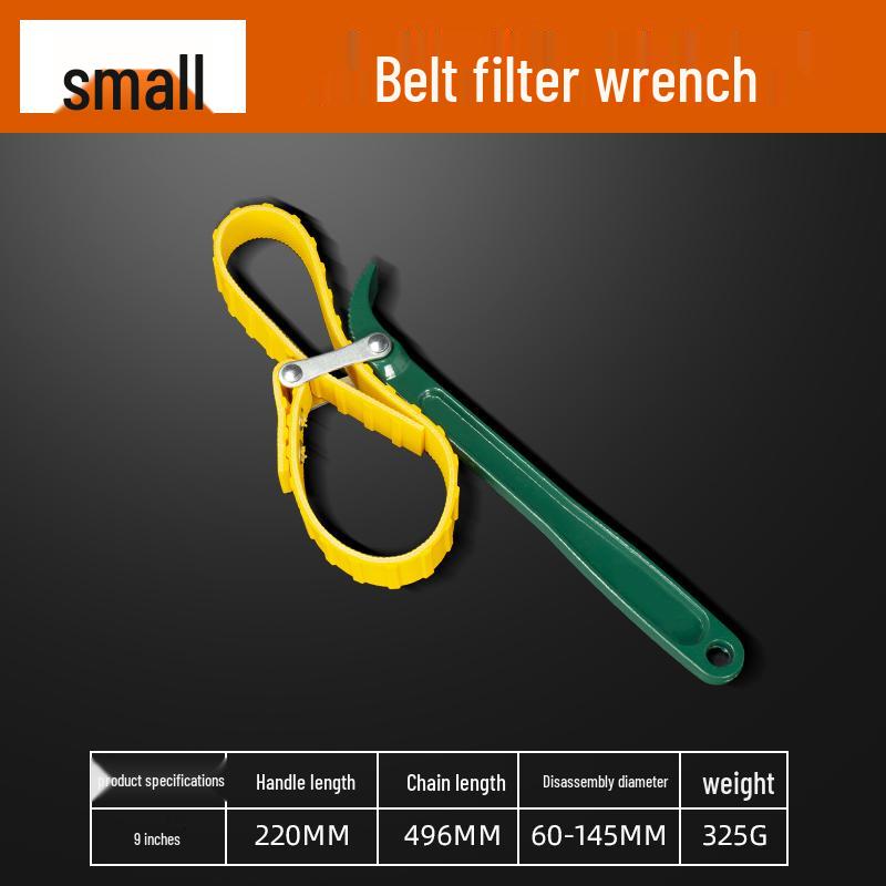Regulowany antypoślizgowy klucz do filtrów oleju z trzema szczękami do wkładów oczyszczaczy wody