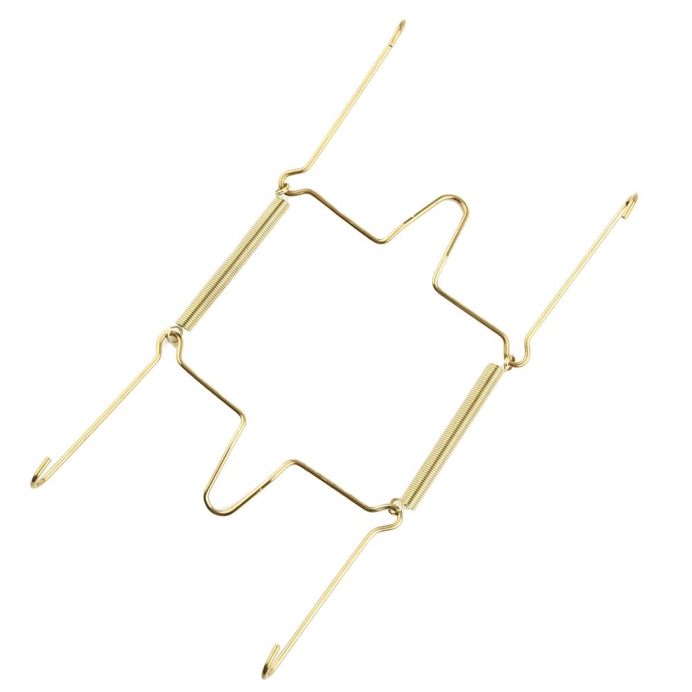 5 Sizes Wall Display Invisible Dish Hangers Adjustable Plate Spring Holder 1/5pc