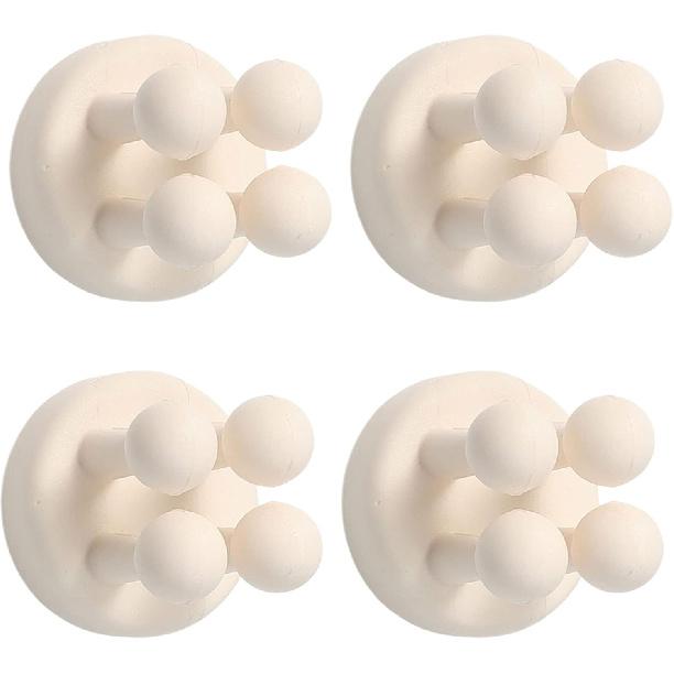 

Silicone Toothbrush Holders Self Adhesive Hooks Toothbrush Holders,Silicone Wall Hook,Multi-Function Hook Waterproof Self Adhesive Toothbrush Hook