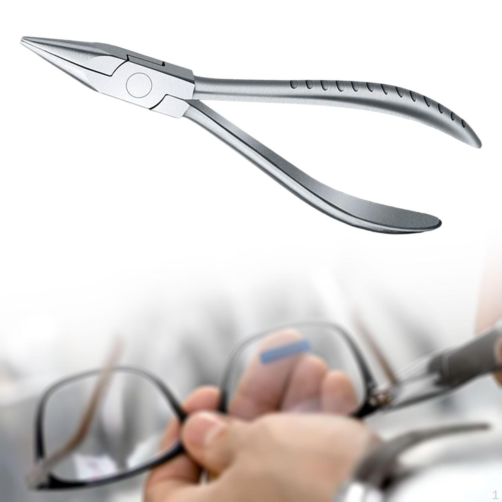 

Плоскогубцы для очков Инструмент для ремонта очков Детали для регулировки Сборка очков для самостоятельного изготовления Pin Nose Pliers