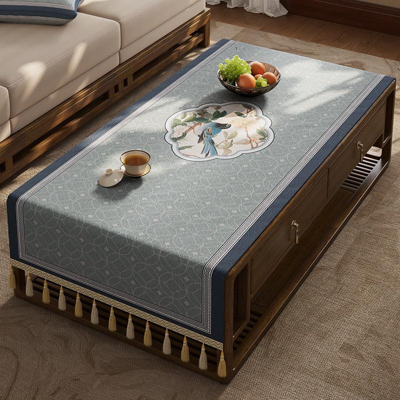 Coffee Table Tablecloth Living Room Light Luxury High-End Tv Cabinet Long Cover Cloth Dining Table Decorative Tablecloth