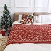 Custom Knitted Jacquard Sofa & Christmas Blanket Gift