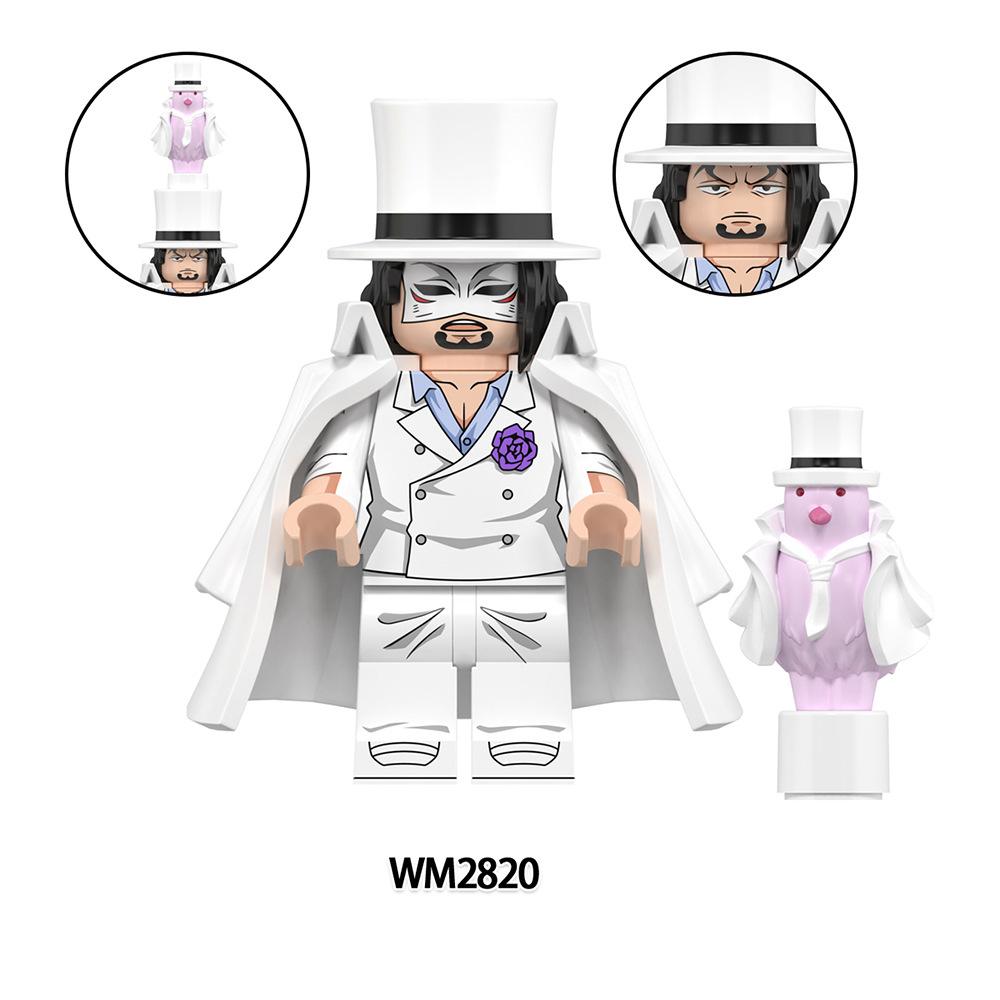 WM6196 Educational DIY Blocks Set Anime Mini Sculpture Figurines Creative Assembly Toys Kids Christmas Birthday Present