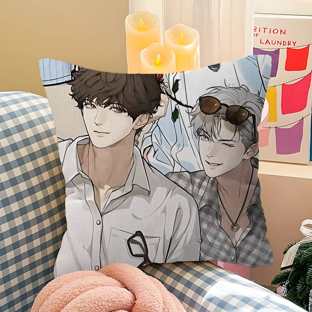 Nerd Project Bl Anime Cushion Cover Inches Farmhouse Decor Home Throw Pillow Covers For Couch Decorations