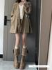 Thick-soled boots women's autumn four seasons but knee suede boots women's thin tall knight boots