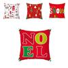 Colorful Christmas Cushion Cover Featuring Santa Claus Design For Cozy Sofa And Car Decoration